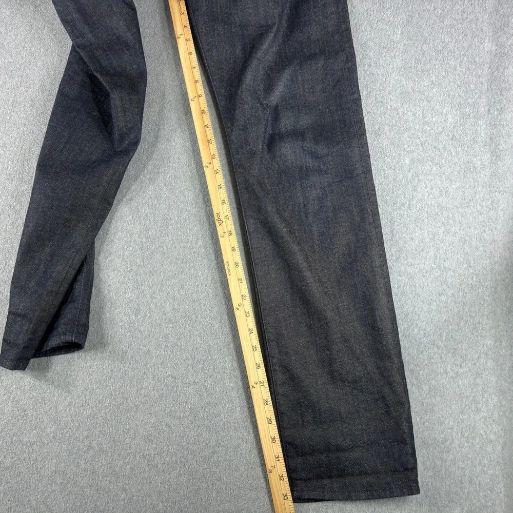 Baldwin Kansas City Brennan Modern Straight Jeans Men's 34 Dark Wash Denim USA